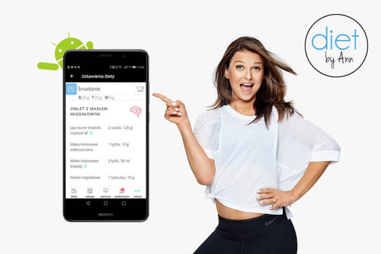 Aplikacja Diet by Ann dostępna dla systemów Android 